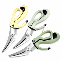 Ciseaux de pêche multifonctionnels professionnels détachables avec poignée antidérapante pour le camping en plein air