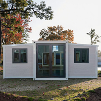 Maison de conteneur extensible moderne de 20 à 40 pieds Sinoy Maison mobile à panneau sandwich en acier 1 2 3 chambres à coucher pour bureau de salle de bain d'hôtel