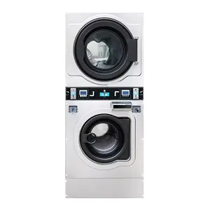 Peralatan mesin cuci Pengering Layanan Mandiri mesin cuci peralatan komersial pakaian depan sistem harga operasi