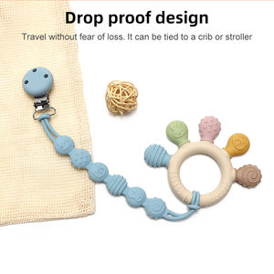 0-12 mesi allena <span class=keywords><strong>i</strong></span> denti da bambino per alimenti in Silicone massaggiagengive masticabile ciuccio sensoriale dei cartoni animati morbido per il giocattolo per la dentizione - Product Image 4