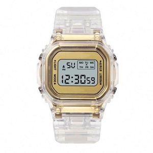 Reloj Digital LED Transparente de Moda, Relojes Deportivos Electrónicos Cuadrados para Mujer - Product Image 3