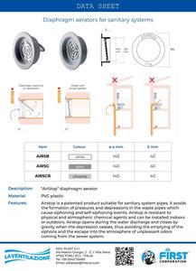 <span class=keywords><strong>ABS</strong></span> vệ sinh hệ thống phụ kiện đường ống hút và không trở lại Van không khí dừng cơ hoành Aerator - Product Image 4
