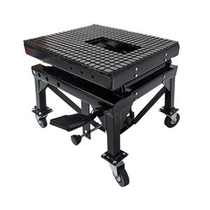 Facile à utiliser Outils d'entretien de voiture à pont large réglable et robuste Ascenseur de support central de moto hydraulique pliable - Product Image 4