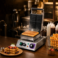 Gaufrier électrique compact à tête unique Cucina pour des petits-déjeuners rapides à l'hôtel et les petites cuisines