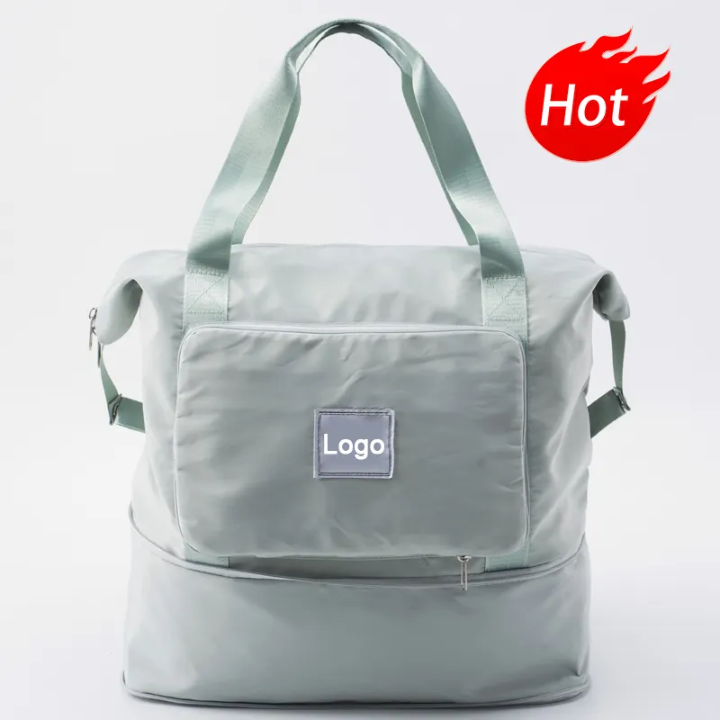 Wholesale Custom Logo Expanded Large Capacity Duffel Bag Outdoor Storage Extensible Foldable Travel Sport Duffle Bag