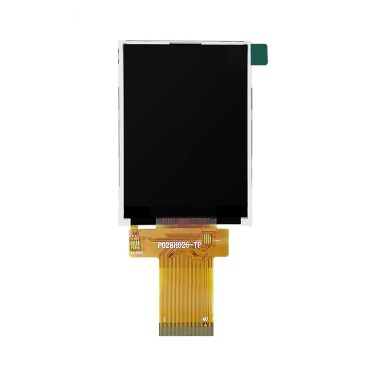 Polcd produk baru layar 2.8 inci 43.20x57.60mm QVGA 240x320 Warna tampilan TFT Panel modul Lcd