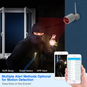 Trung Quốc Nhà Máy HD 5MP IP Camera Kit hai chiều âm thanh đầy đủ màu sắc tầm nhìn ban đêm phát hiện chuyển động Hệ thống báo động không dây NVR Pan-Tilt - Product Image 3