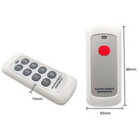 Télécommande sans fil RF longue portée 433,92 MHz, code d'apprentissage 1/2/4/5/6/8, émetteur pour portes roulantes de garages