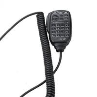 Hm-207 PTT Émetteur filaire étanche longue portée professionnel portable noir pour radio bidirectionnelle avec microphone dynamique et haut-parleur