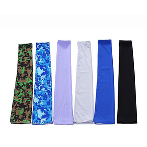 Camouflage couleur unie cyclisme masque facial ensembles Protection solaire bras manches en plein air multifonction sport manches - Product Image 4