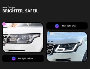 Faros Delanteros LED Matrix Blancos para Range Rover 2013-2017 L405, Actualización de Fábrica OEM - Product Image 2
