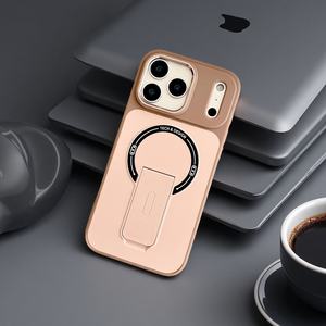 Coque de téléphone effet mat couleur unie, aspect peau, compatible avec iPhone 17 Pro Max, attraction magnétique, pour iPhone 15 Pro, iPhone 16, sensation haut de gamme, iPhone 12, iPhone 14 - Product Image 3