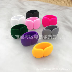 Organizador de Cables Redondo de Plástico PP, Portátil, Tipo Soporte, para Oficina, Estilo Moderno - Product Image 3