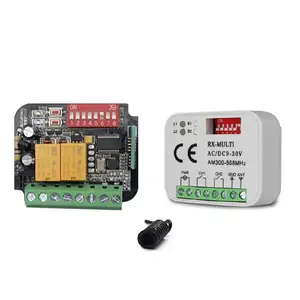 280-868MHz Télécommande universelle pour porte électrique DC 12V/24V RF Télécommande sans fil Relais Commutateurs Fabricant