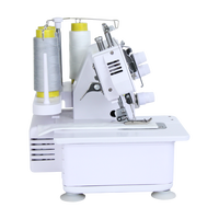 Machine à coudre surjeteuse JK257 domestique portable à 3 fils pour usage domestique sur matériaux légers ou moyens