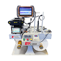 Machine de rembobinage de film haute vitesse avec système d'inspection visuelle par balayage linéaire