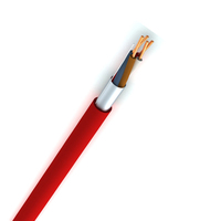 Câble d'alarme incendie blindé 2 conducteurs 2c*1.5mm 18AWG 16AWG avec indice de température