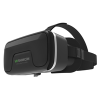 VR SHINECON Amovible Radiative VR Nouvelle mise à niveau Convient 4.7-6.8 pouces Smartphone HD 3D Films VR Lunettes
