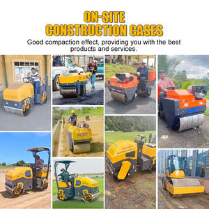 रोड रोलर मशीन 1 टन 2टन 3टन 4टन छोटे हाइड्रोलिक अग्रामबाल्ट रोड रोलर कंपेक्टर - Product Image 5
