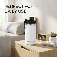 Bouteille d'eau isotherme personnalisée en acier inoxydable avec poignée, couvercle et paille, idéale pour le camping, cadeaux et vente en gros – Meilleur prix
