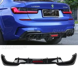 BMW G20 Rear Bumper <b>Lip</b> Glossy Black Sport Style Car Rear Bumper <b>Splitter</b> Guard Body Kit for BMW G20 2020-2022 Car Accessories - Product Image 4