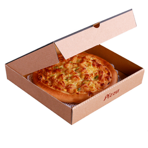 Caja de pizza personalizada de <span class=keywords><strong>dominó</strong></span>, logo de corte con impresión - Product Image 3
