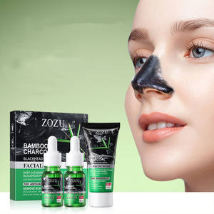 Label pribadi arang bambu alami mengecilkan pori-pori <span class=keywords><strong>3</strong></span> langkah menghilangkan komedo set - Product Image 3