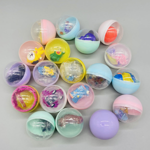 Классические игрушки из полипропилена большого размера (75 мм) с капсулами для торговых автоматов, снимающие стресс, в виде животных, шарики гачапон - Product Image 4