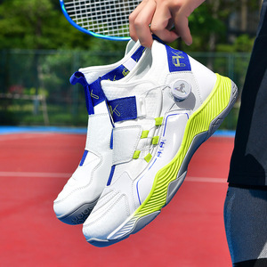 Chaussures <span class=keywords><strong>de</strong></span> badminton classiques en gros, dessus en cuir, doublure en mesh, semelle extérieure en caoutchouc, été/hiver, logo personnalisé - Product Image 4