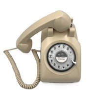 Téléphone sans fil à cadran rotatif classique de style rétro à l'ancienne Sonnerie électronique pour téléphone de livre d'or audio de mariage