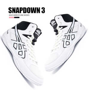 Zapatos de Lucha Profesional al por Mayor para Hombre y <span class=keywords><strong>Mujer</strong></span>, <span class=keywords><strong>Botas</strong></span> de <span class=keywords><strong>Boxeo</strong></span> Transpirables de Caña Alta, Ligeras, para Entrenamiento de Artes Marciales y Combate - Product Image 3