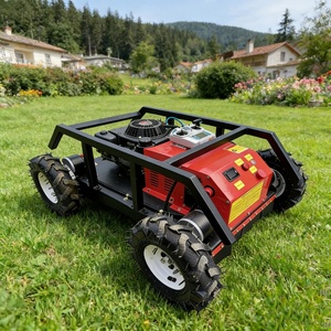 Tondeuse à gazon professionnelle télécommandée pour l'aménagement paysager, robot de coupe et de <span class=keywords><strong>tonte</strong></span> à essence à braquage zéro - Product Image 2