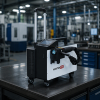 Nettoyeur laser pulsé HANTENCNC 200W 300W pour l'élimination des revêtements de phosphate et le prétraitement de l'électrodéposition