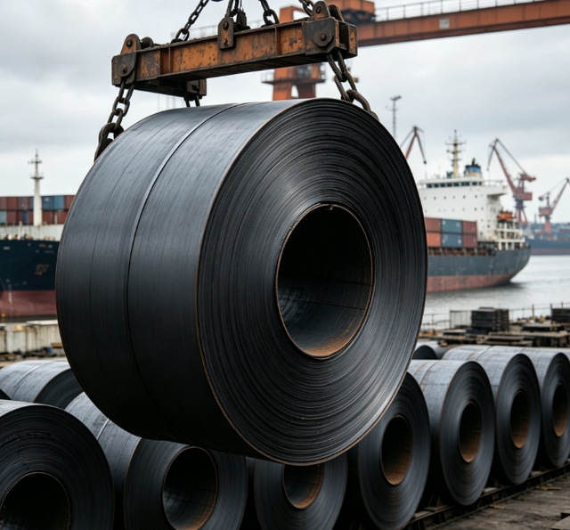 Hot Rolled Carbon Steel Coil HRC SPHC SS400 Q235B Mild Steel Black Coil for Construction & Metal Processing