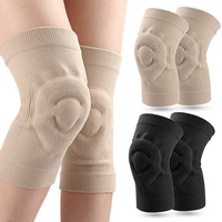 Genouillères de compression en silicone unisexe élastiques confortables pour le sport