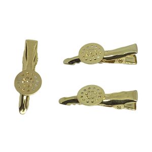 Clips <span class=keywords><strong>à</strong></span> languette de canard en maille plate multi-trous Linbing Diy 12 mm, accessoires pour cheveux, <span class=keywords><strong>bec</strong></span>, vente en gros - Product Image 5