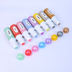Marcadores de Puntos Brillantes No Tóxicos Personalizables de 8 Colores, 60 ml, Punta de Esponja de 18 mm, para Pintar y Dibujar con Purpurina - Product Image 2