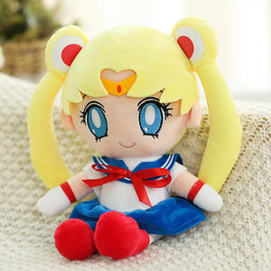 Muñeca de Peluche de Hatsune Miku <span class=keywords><strong>SailorMoon</strong></span> de 25 cm con Relleno de Algodón PP, Almohada de Regalo, Lindo Regalo de Cumpleaños para Niñas - Product Image 1