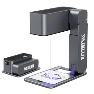 WAINLUX Z3 5 W poderosa máquina de gravação a laser portátil dobrável e portátil para corte de madeira e papelão pequeno cnc potável