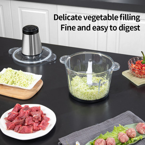 Picadora de Carne Eléctrica Multifuncional con Tazón de Vidrio y Cuchillas Afiladas 4D de Acero Inoxidable Personalizada al por Mayor - Product Image 6