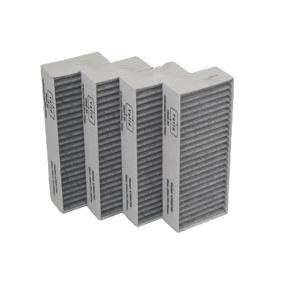 Filtre à charbon actif pour Siemens 17004796, quatre ensembles, pour <span class=keywords><strong>hotte</strong></span> de cuisine domestique, haute efficacité, installation facile - Product Image 5