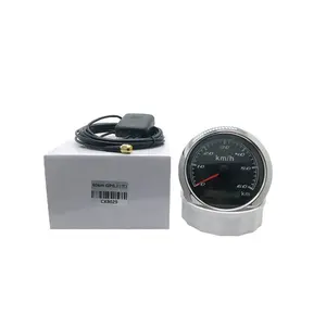 Giá Tốt CX8029 Mặt Đen 85Mm Auto Pulse GPS Speedometer Phổ Speedometer Cho Tất Cả Các Xe Ô Tô LED Meter 0 ~ 60Km Mph 12V/24V