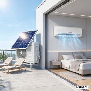 Aire Acondicionado Solar de 12000 BTU, Conexión a la Red, Solo Frío, con Alimentación Eléctrica de la Red, 12000 BTU, Velocidad Fija, Enfriamiento Eficiente - Product Image 3