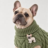 Pulls pour chiens en jacquard personnalisés sur commande, vêtements en tricot de luxe assortis pour humains et animaux, technique