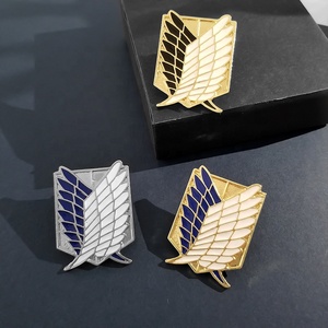 Pin con tema de Hada de bronce personalizado al por mayor con alas voladoras gratis, insignias de PIN de ataque con diseño de capitán <span class=keywords><strong>Allen</strong></span> - Product Image 4