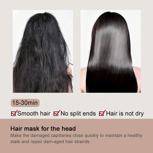 Venta al por mayor de aceite de argán orgánico <span class=keywords><strong>Coco</strong></span> aloe mascarilla para el cabello hidratante cuidado del cabello crema reparadora suave hoja nutritiva mascarilla para el cabello - Product Image 2