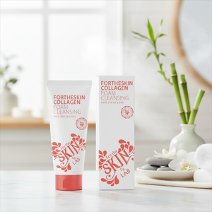 Crème au collagène FORTHESKIN, nettoyante, blanchissante, anti-rides, nourrissante, hydratante, apaisante, 180 ml, tous types de peau - Product Image 3
