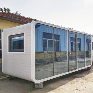 Shaneok <span class=keywords><strong>บ้าน</strong></span>สำเร็จรูปหรูหรา, <span class=keywords><strong>บ้าน</strong></span>กระท่อมแอปเปิ้ลสำเร็จรูปติดตั้งง่ายภาชนะ<span class=keywords><strong>แคปซูล</strong></span>เหล็กไม่ต้องประกอบ - Product Image 2