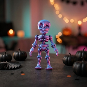 Figurine de jouet amusante de la série Combo Fête des Squelettes, imprimée en 3D, exclusive transfrontalière pour Halloween, idéale comme cadeau - Product Image 6