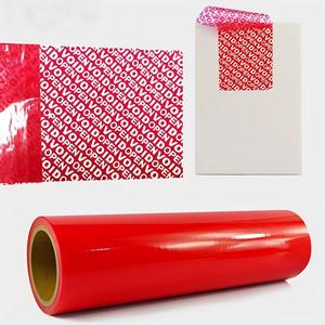 Étiquettes de garantie anti-effraction biodégradables de haute qualité personnalisées, rouleaux de matériaux pour autocollants de garantie - Product Image 1